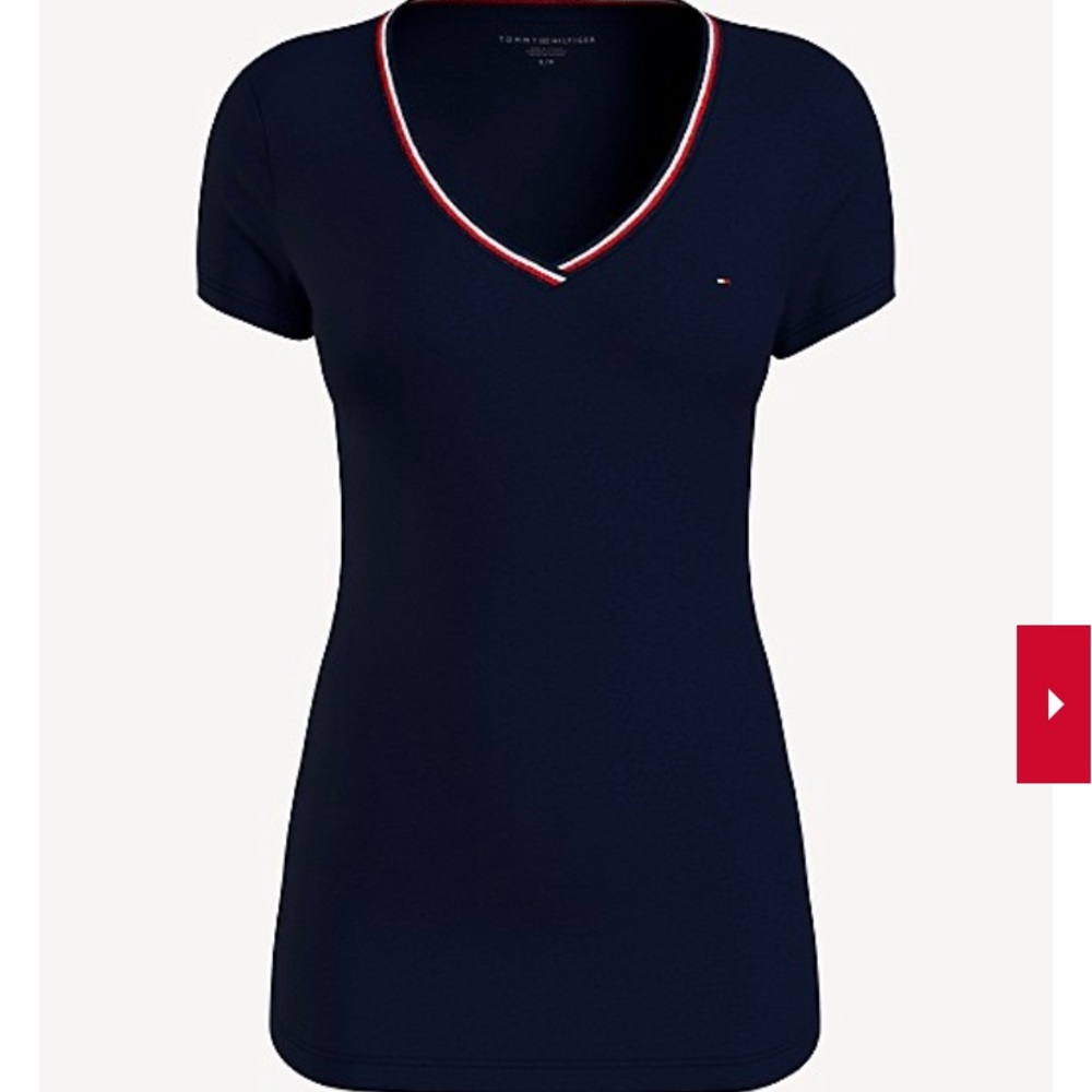 TOMMY HILFIGER NEW  NAVY BLUE T SHIRT